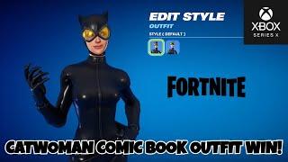 FORTNITE CATWOMAN COMIC BOOK OUTFIT WIN ! XBOX CHAPTER 6 SEASON 1