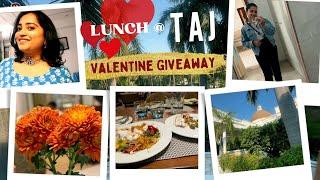 Lunch TAJ में बस फिर क्या Husband पे ऐसा प्यार आया की पूछो मत Valentine Zouk Giveaway **WIN NOW*