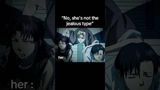 Eda Flirts With Rock And Revy Becomes Jealous - Black Lagoon #anime