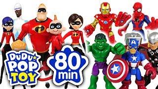 June 2018 TOP 10 Videos 80min Go! Avengers, Incredible, PJmasks and Transformers - DuDuPopTOY