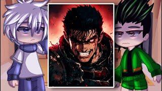 Hunter X Hunter React To Guts // Berserk // Gacha Club