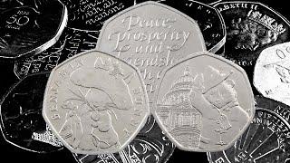 The Top 15 Most Common 50p Coins You Can Find!!!