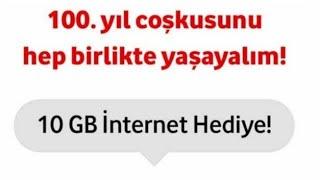 Vodafone 10gb İnternet Nasıl Yapılır