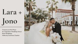 Lara + Jono | Treasury on The Plaza | St. Augustine Wedding Venue