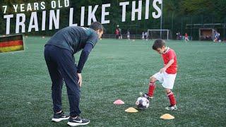 7 Years old Football skills Training 1st Sesh with Coach Ahmadreza