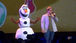 Josh Gad and Olaf perform "In Summer" at Frozen FANdemonium, D23 Expo 2015