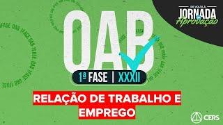 Relação de Trabalho e Emprego | Prof. Rogério Renzetti