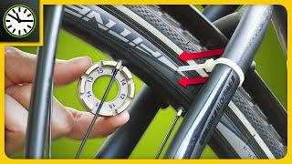 Achter am Fahrrad reparieren – Laufrad zentrieren ohne Profi-Tools