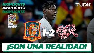 Highlights | España 1-2 Suiza | UEFA Nations League 2022 | TUDN