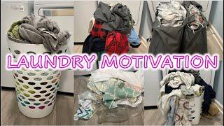 MULTIPLE DAYS OF LAUNDRY | STAY AT HOME MOM OF 4 WEEKLY LAUNDRY | LOADS OF LAUNDRY MOTIVATION