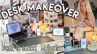 DESK MAKEOVER 2022 MOTIVATION FÜR BACK TO SCHOOL | MaVie Noelle