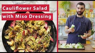 Cauliflower Salad with Miso Dressing and Pistachio Pesto | Ottolenghi 20