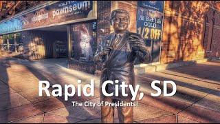 Rapid City, SD  |  A 4K City Walking Tour