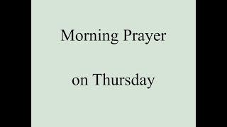 Morning Prayer on Thursday 31 October from St John's in the Village