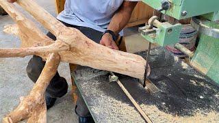 Woodworking Ideas Great For Woodworking Projects From Dry Tree Monolithic Stumps // Art Rustic Table