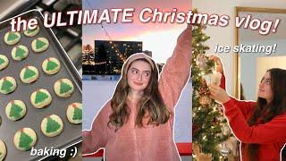 the ULTIMATE Christmas vlog! baking, wrapping gifts, shopping, ice skating, gift ideas & more! :)