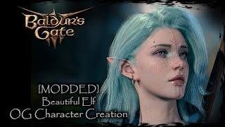 BALDUR'S GATE 3 || Beautiful Elf [Original Character #92] - Female Character Creation