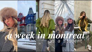 a week in montreal as an exchange student: brunch, ice skating, uni & friends