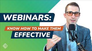 Webinars: Everything You Need To Know To Make Them Effective - ClearBrand Academy Podcast