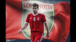 The best midfielder Oston Urunov, (FC Locomotive, Tashkent)