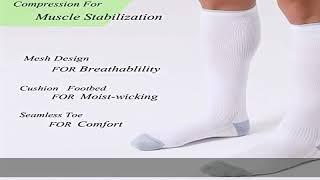 FITRELL 3 Pairs Compression Socks for Women and Men 20-30mmHg-Circulation Support Socks