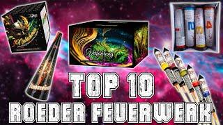 TOP 10 RÖDER FEUERWERK PRODUKTE 