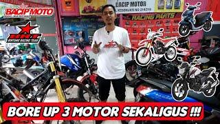 bore up motor crf 150 jadi 300 cc nmax 200 cc freego 155 cc megapro new 200 cc mantap