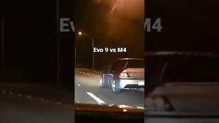 Evo 9 vs bmw M4 #evo92step #bmwm4 #evo9 #shorts