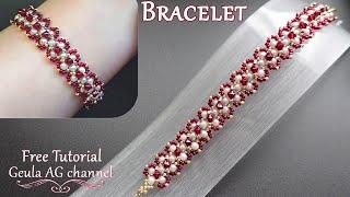 Delicate Bracelet/Seed Beads, Pearl and Bicone Beads Bracelet/Beaded Jewelry Making Tutorial