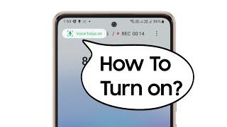 Voice focus : How to enable Voice Focus in Samsung