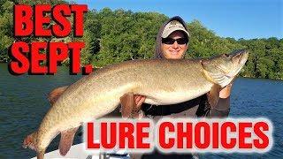 Best September Lure Choices For Musky!!