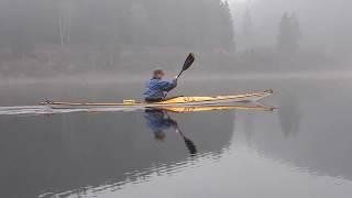 Mit dem Kajak im Nebel auf der Okertalsperre