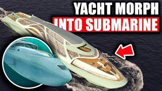 This Yacht Can Morph Into A Submarine! The Carapace Super Yacht!