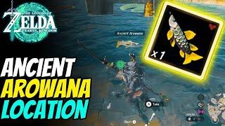 Zelda totk Location of Ancient Arowana Fish