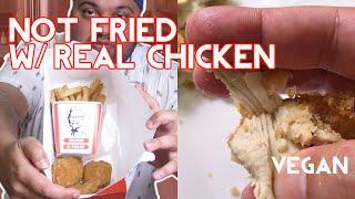 Tasting KFC's New VEGAN Beyond Chicken (NO, it was NOT fried in the same oil as the real chicken!)