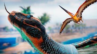 Serpente, Palaeophis! Batalha Lendária contra o Velociraptor (#2/FINAL) | Beasts of Bermuda | PT/BR