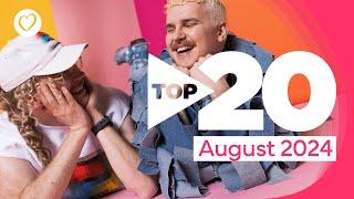 Eurovision Top 20 Most Watched: August 2024 | #UnitedByMusic