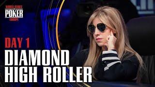 #WSOPE 2024 50K DIAMOND HIGH ROLLER | DAY 1 | BRACELET EVENT #12