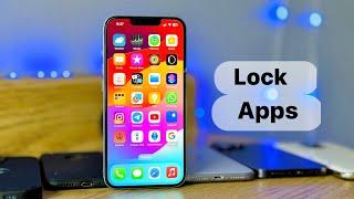 Lock Apps in iPhone using Face iD | How to set applock in any iPhone