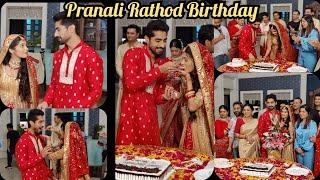 Pranali Rathod Birthday celebration Cute Moments with Harshad Chopda and YRKKH Cast | Abhira | Love