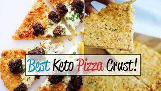 No Carb Pizza Crust! Take Keto Pizza to the Next Level | Low Carb Pizza Crust!