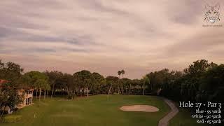 Hole 17 at Bonita Fairways Golf Club in Bonita Springs, Florida