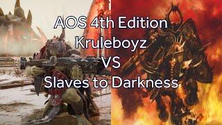 AOS 4th Edition - Kruleboyz vs Slaves to Darkness