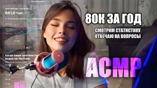 АСМР ГОД КАНАЛУ!!! НАС 80К //болталка, тихий голос, подкаст