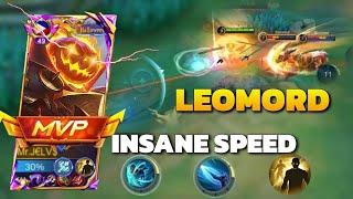 THE FASTEST THE COOLEST? (insane speed of leomord) - mobile legends