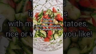 The Fastest salad recipe in the world!#shorts #food #hungry #cooking