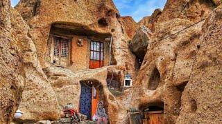 Rocky and stone village in Iran: Kandovan