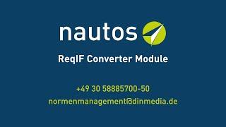 Nautos module ReqIF converter