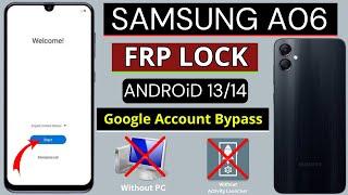 Samsung A06 Frp Bypass Without PC Android 13/14 | Samsung A06 Google Account Bypass