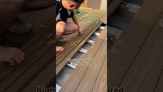 Easy-to-Install Decking for Your DIY Project #wpc #mexytech #garden #backyard #wood #deck #decking